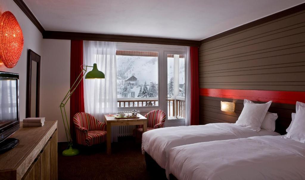 Hotel Ormelune Val-dʼIsère Oda fotoğraf